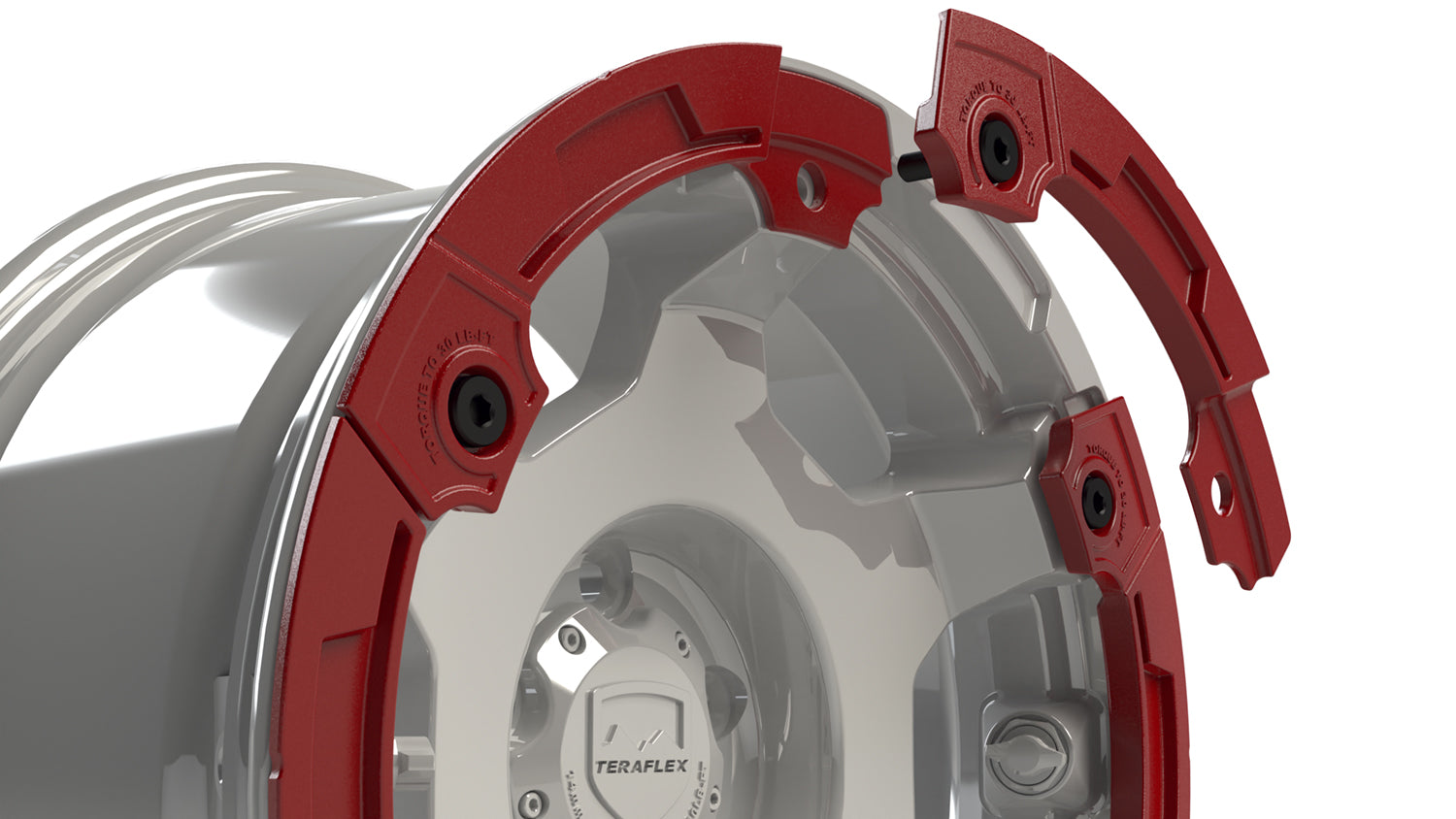 Modular Rash Ring Red Each 6-Spoke TeraFlex