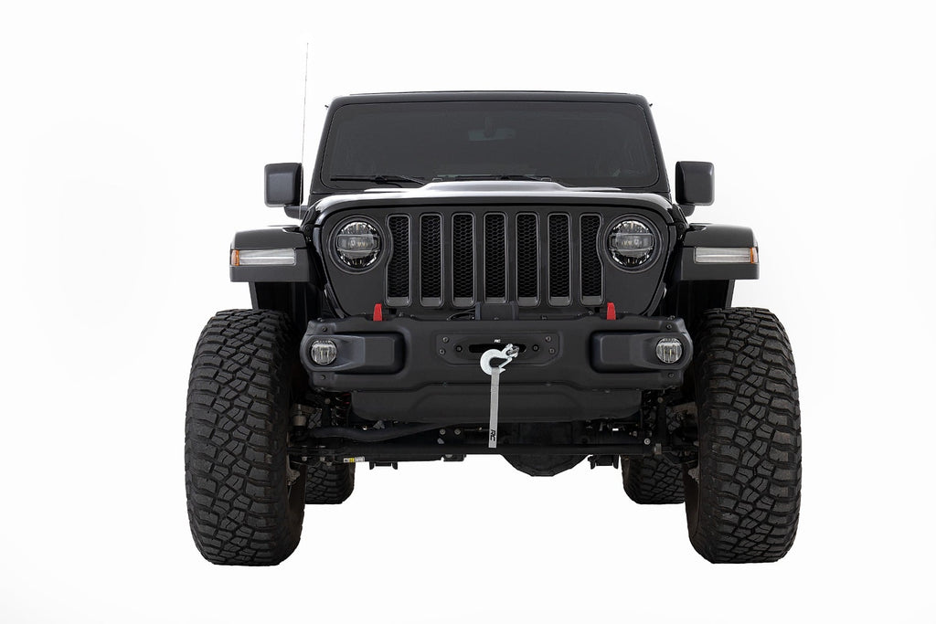 Winch Mounting Plate Modular Steel OE Bumper Jeep Gladiator JT/Wrangler JL (18-26) Rough Country