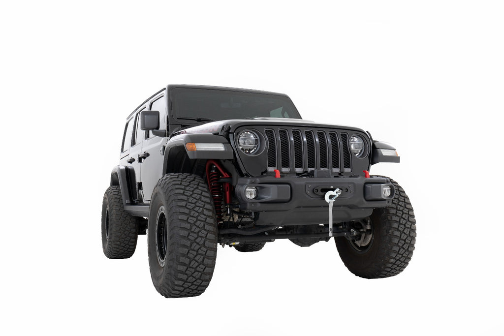 Winch Mounting Plate Modular Steel OE Bumper Jeep Gladiator JT/Wrangler JL (18-26) Rough Country