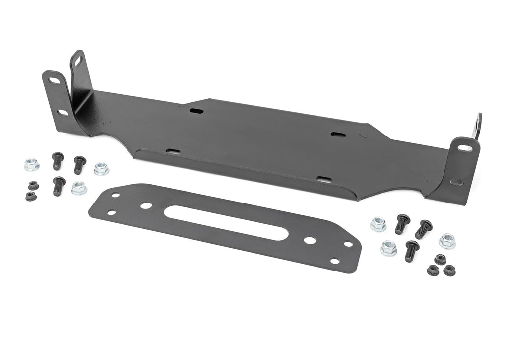 Winch Mounting Plate Modular Steel OE Bumper Jeep Gladiator JT/Wrangler JL (18-26) Rough Country