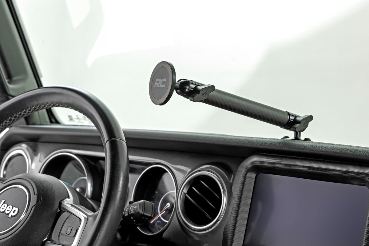 Dash Mount 8 Inch Mount Kit Jeep Gladiator JT/Wrangler JL 4WD (2018-2026) Rough Country