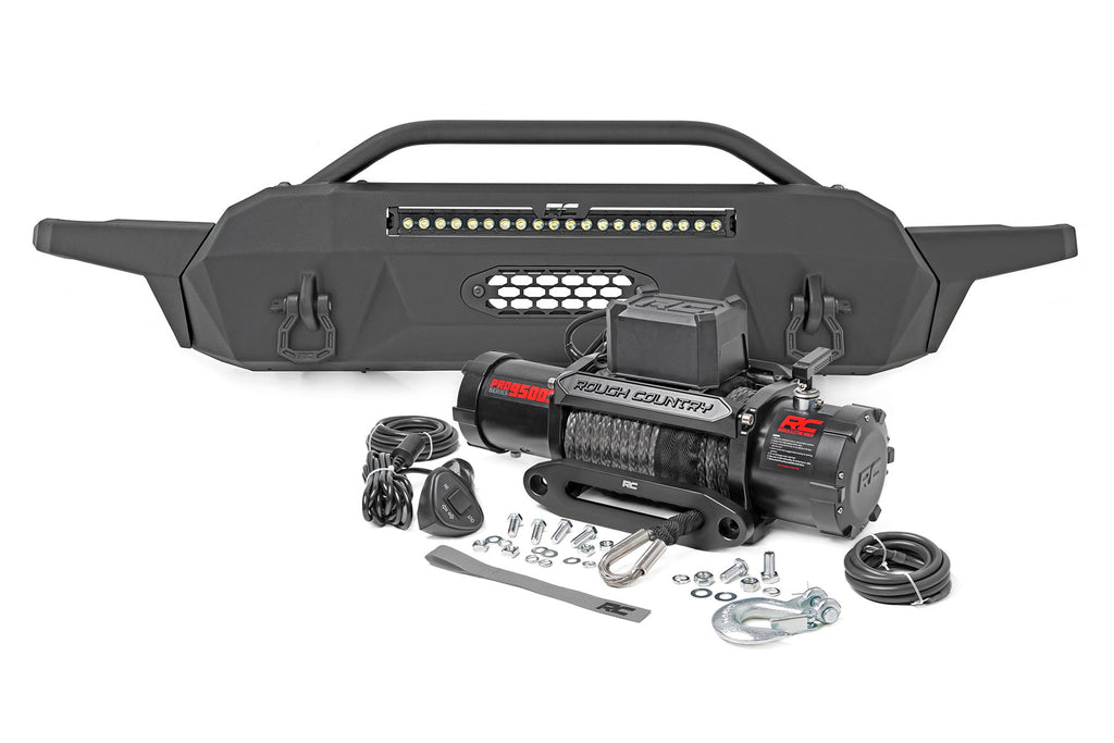 Front Bumper Hybrid 20 Inch Black LED 95000S Toyota Tacoma 2WD/4WD (16-23) Rough Country