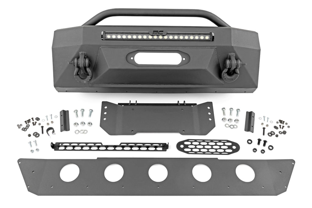 Front Bumper Hybrid 20 Inch Black LED Toyota 4Runner 2WD/4WD (2014-2024) Rough Country