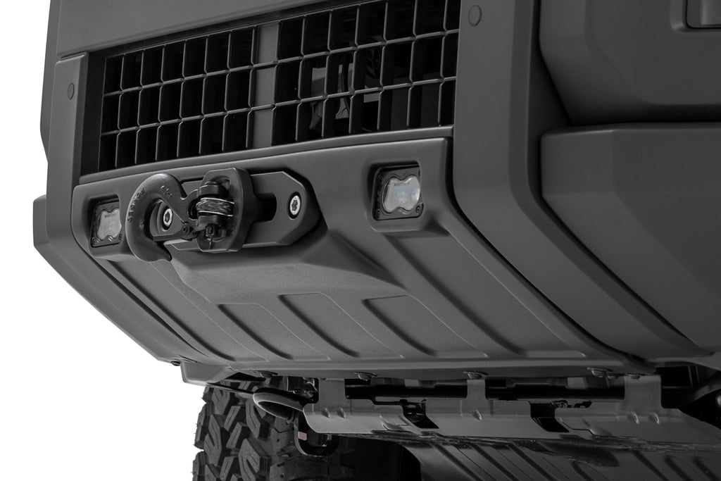 Hidden Winch Mount White SAE PRO1200S Toyota Land Cruiser 4WD (24-26) Rough Country