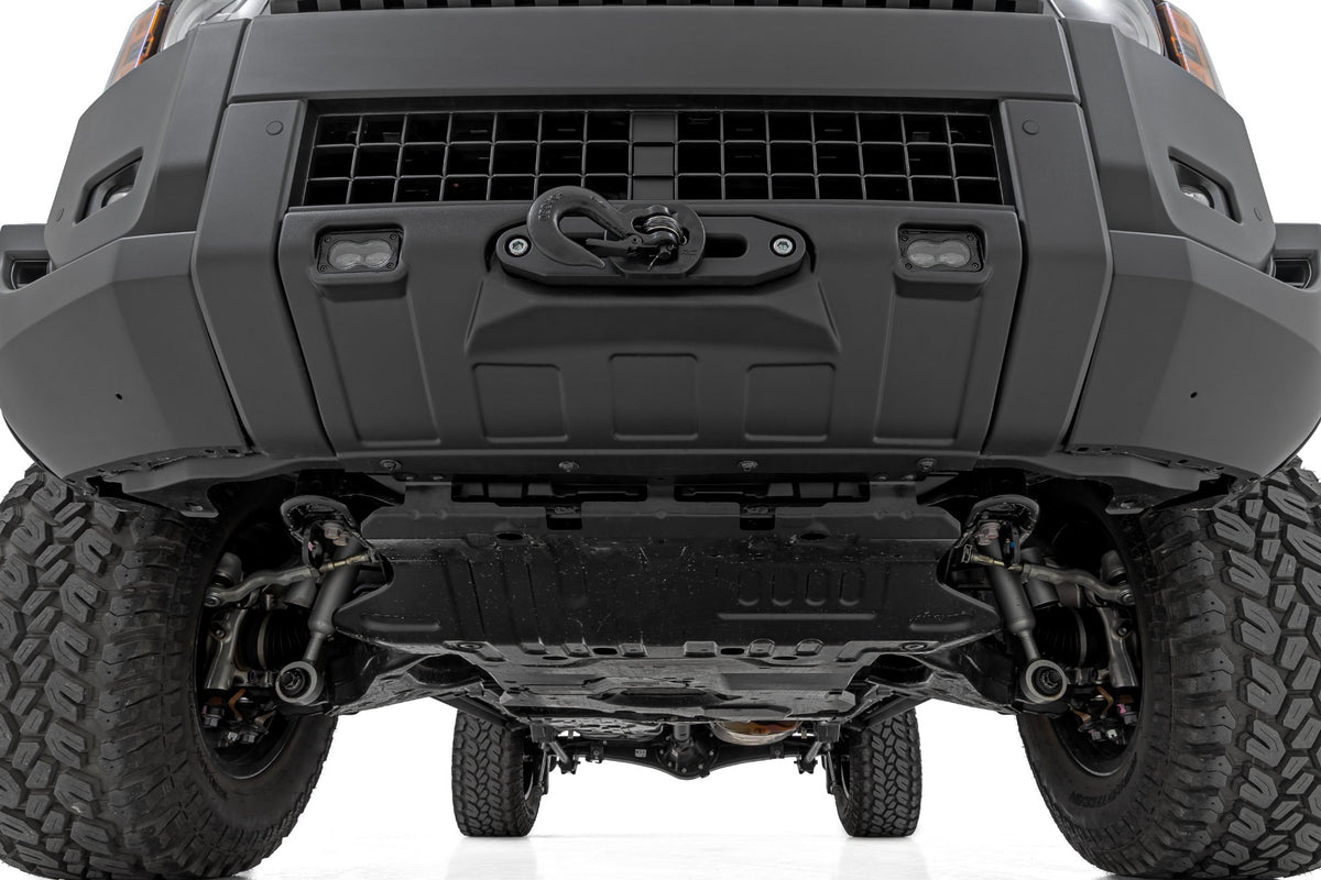 Hidden Winch Mount White SAE PRO9500S Toyota Land Cruiser 4WD (24-26) Rough Country