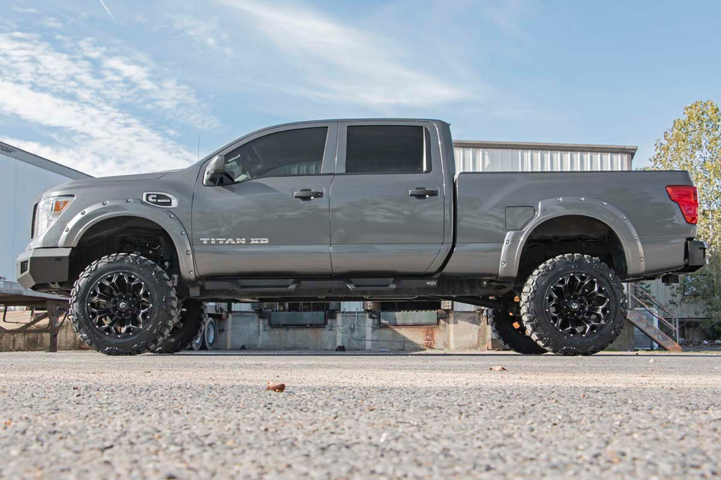 Nissan Heavy-Duty Rear LED Bumper 16-20 Titan XD Rough Country