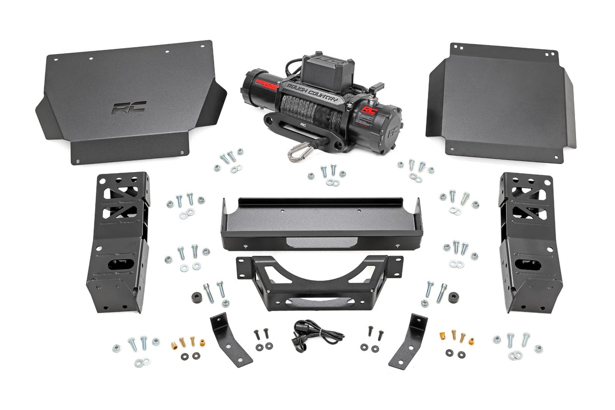 Hidden Winch Mount PRO9500S Toyota Tacoma 4WD (2024-2026) Rough Country
