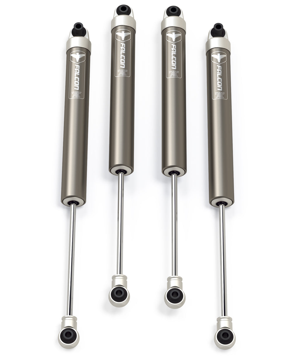 18-Up Jeep Wrangler JL 1.1 Monotube Shock Kit 2-3.5 Inch Lift Falcon Shocks