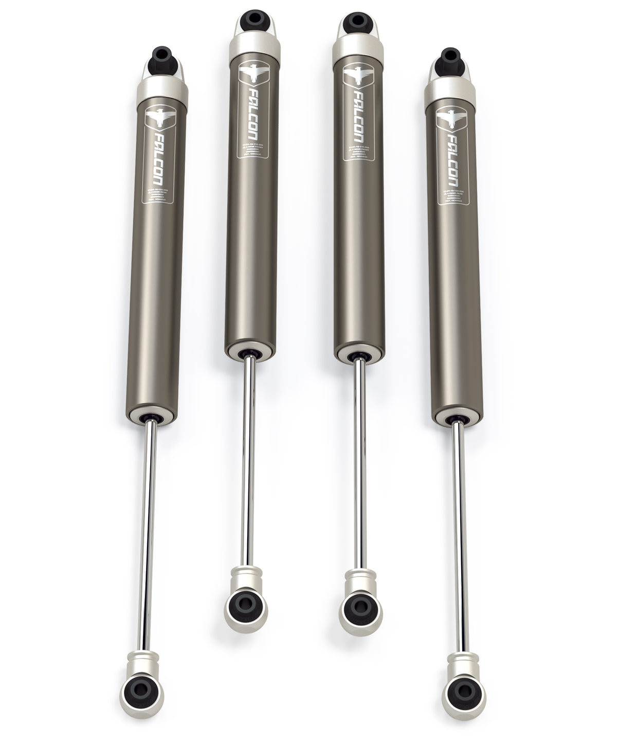 18-Up Jeep Wrangler JL 1.1 Monotube Shock Kit 2-3.5 Inch Lift Falcon Shocks