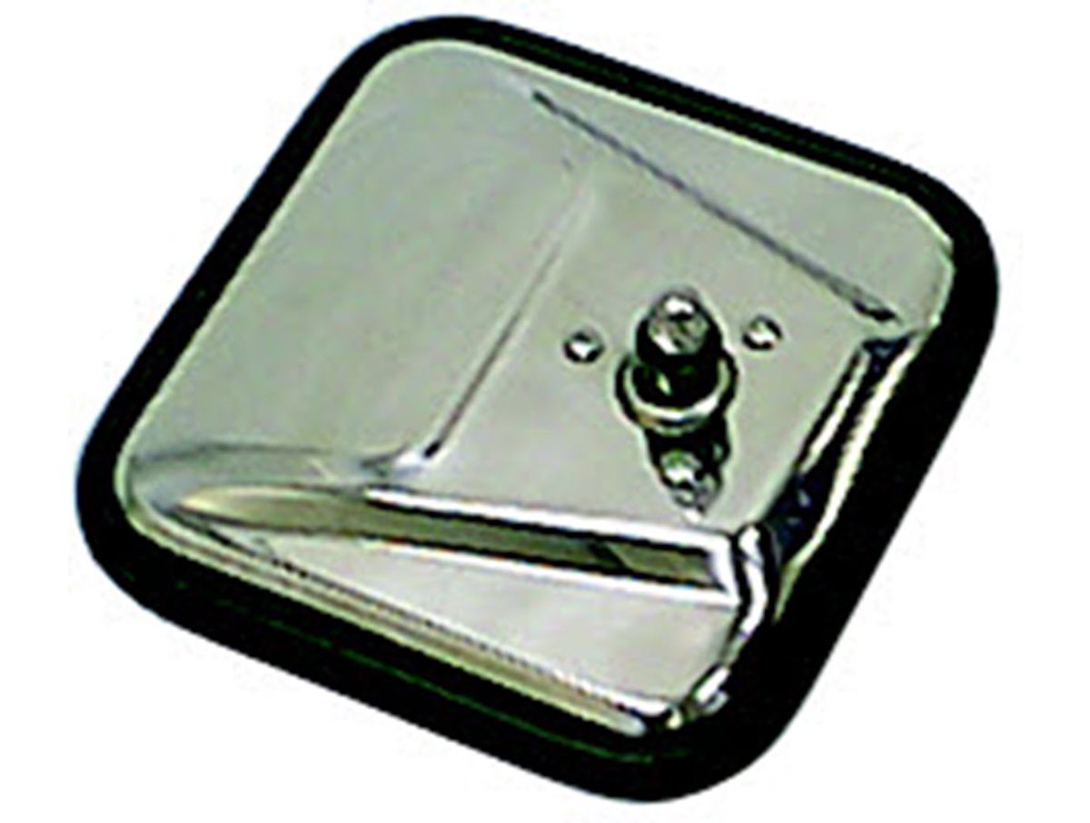 Door Mirror Head Left CJ-Style Stainless Steel 55-86 Jeep CJ Rugged Ridge