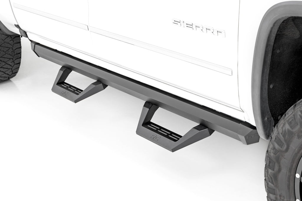 SRX2 Adj Aluminum Step Crew Cab Silverado/Sierra 1500/2500HD/3500HD (07-18 & Classic) Rough Country