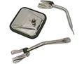 This Chrome Square Mirror Head from Rugged Ridge Fits 55-86 Jeep Cj. Rugged Ridge