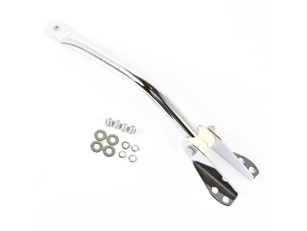 This Chrome Mirror Arm from Rugged Ridge Fits 55-86 Jeep CJs. Left Side. Rugged Ridge