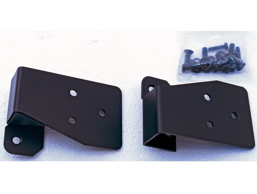 Mirror Relocation Bracket Kit Black 03-06 Jeep Wrangler TJ Rugged Ridge