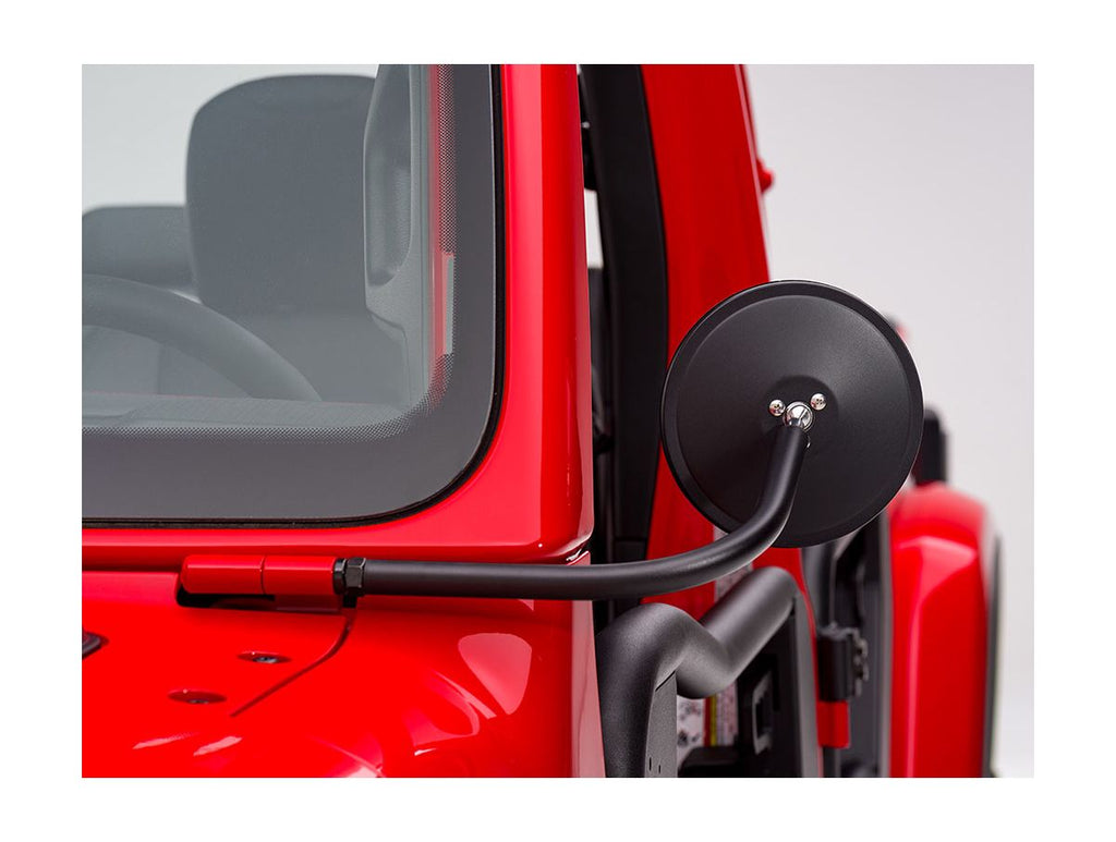 Trail Mirror Round 18-Present Jeep Wrangler/ Gladiator Rugged Ridge