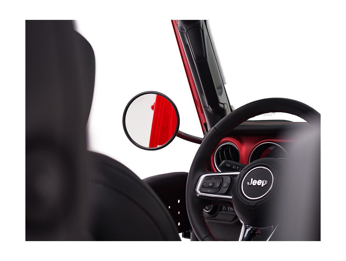 Trail Mirror Round 18-Present Jeep Wrangler/ Gladiator Rugged Ridge