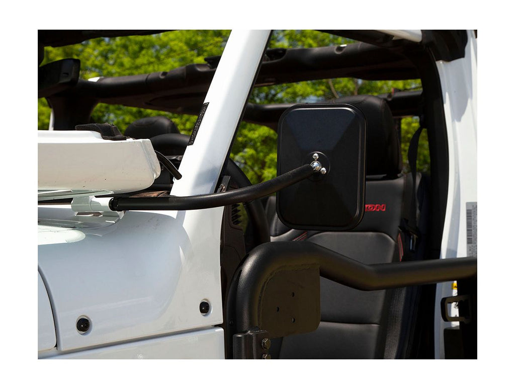Trail Mirror Rectangular 18-Present Jeep Wrangler / Gladiator Rugged Ridge
