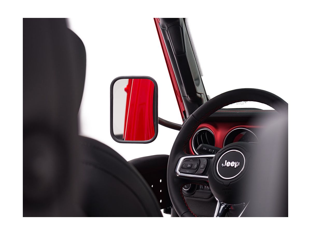 Trail Mirror Rectangular 18-Present Jeep Wrangler / Gladiator Rugged Ridge