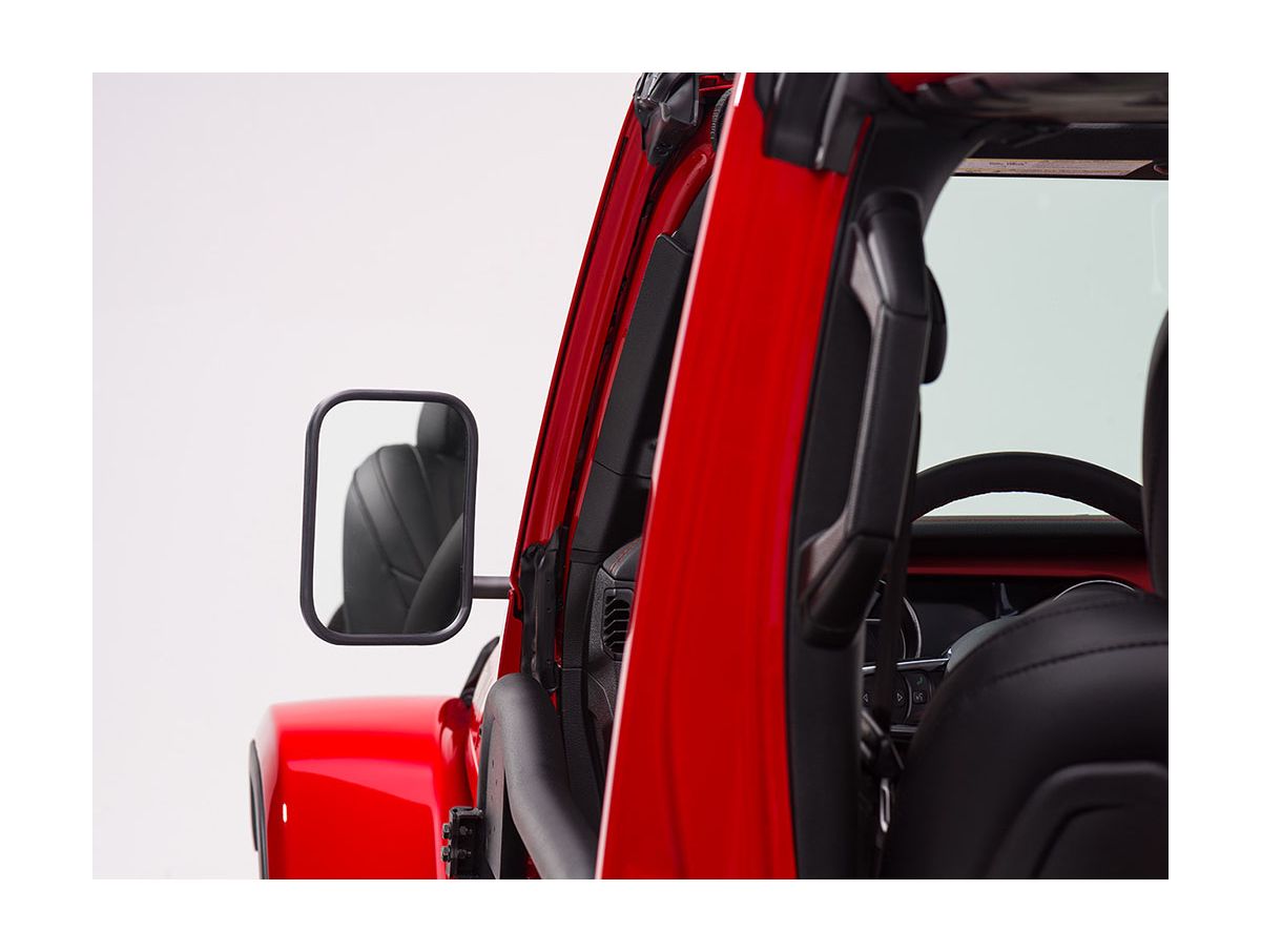 Trail Mirror Rectangular 18-Present Jeep Wrangler / Gladiator Rugged Ridge