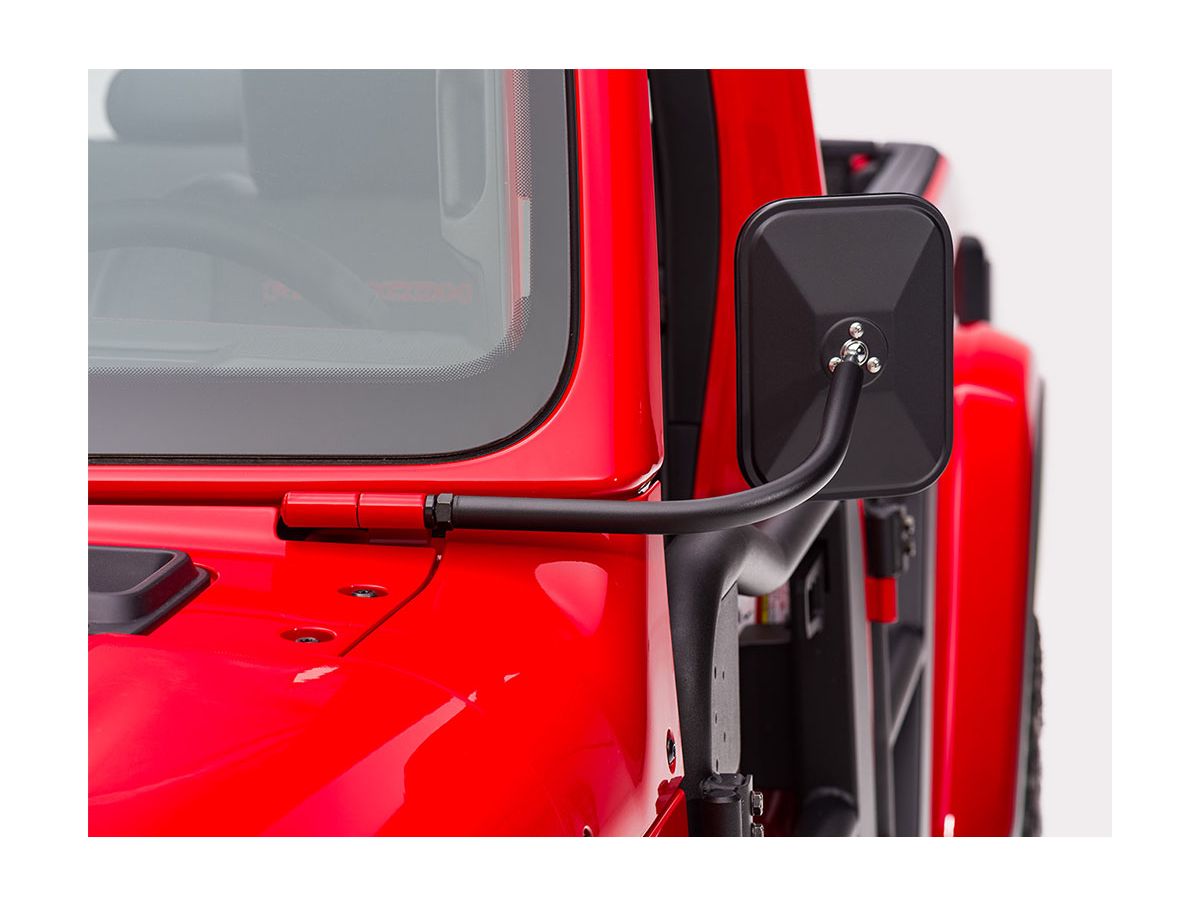 Trail Mirror Rectangular 18-Present Jeep Wrangler / Gladiator Rugged Ridge