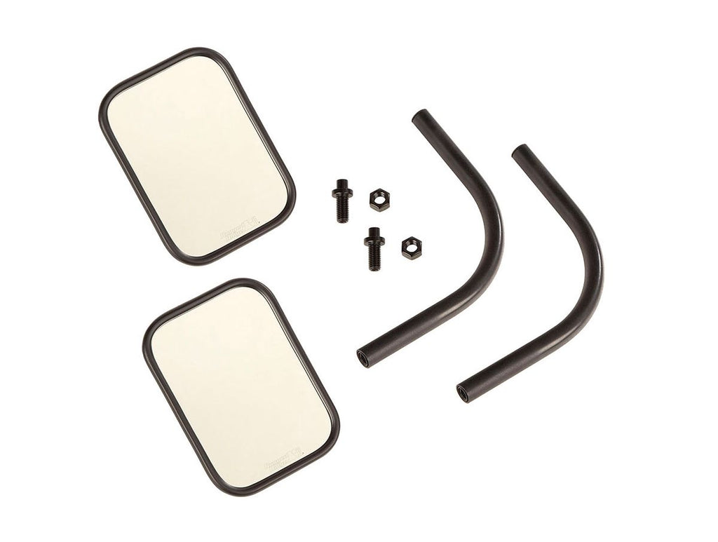Trail Mirror Kit Rectangular Pair 18-Present Wrangler / Gladiator Rugged Ridge