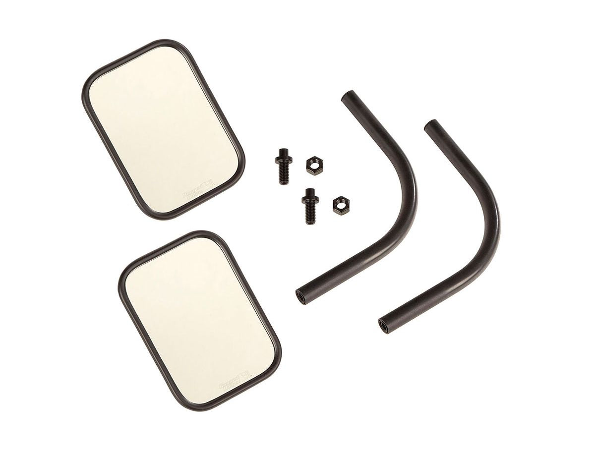 Trail Mirror Kit Rectangular Pair 18-Present Wrangler / Gladiator Rugged Ridge