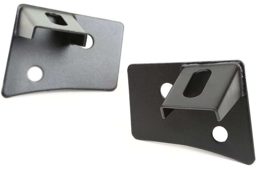 Light Mount Bracket Kit Windshield Textured Black 07-18 Wrangler JK Rugged Ridge