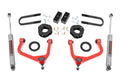 3.5 Inch Lift Kit Red Chevy Silverado 1500 2WD/4WD (2025-2026) Rough Country