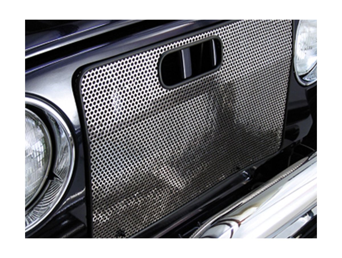 Grille Screen Stainless Steel 97-06 Jeep Wrangler TJ Rugged Ridge