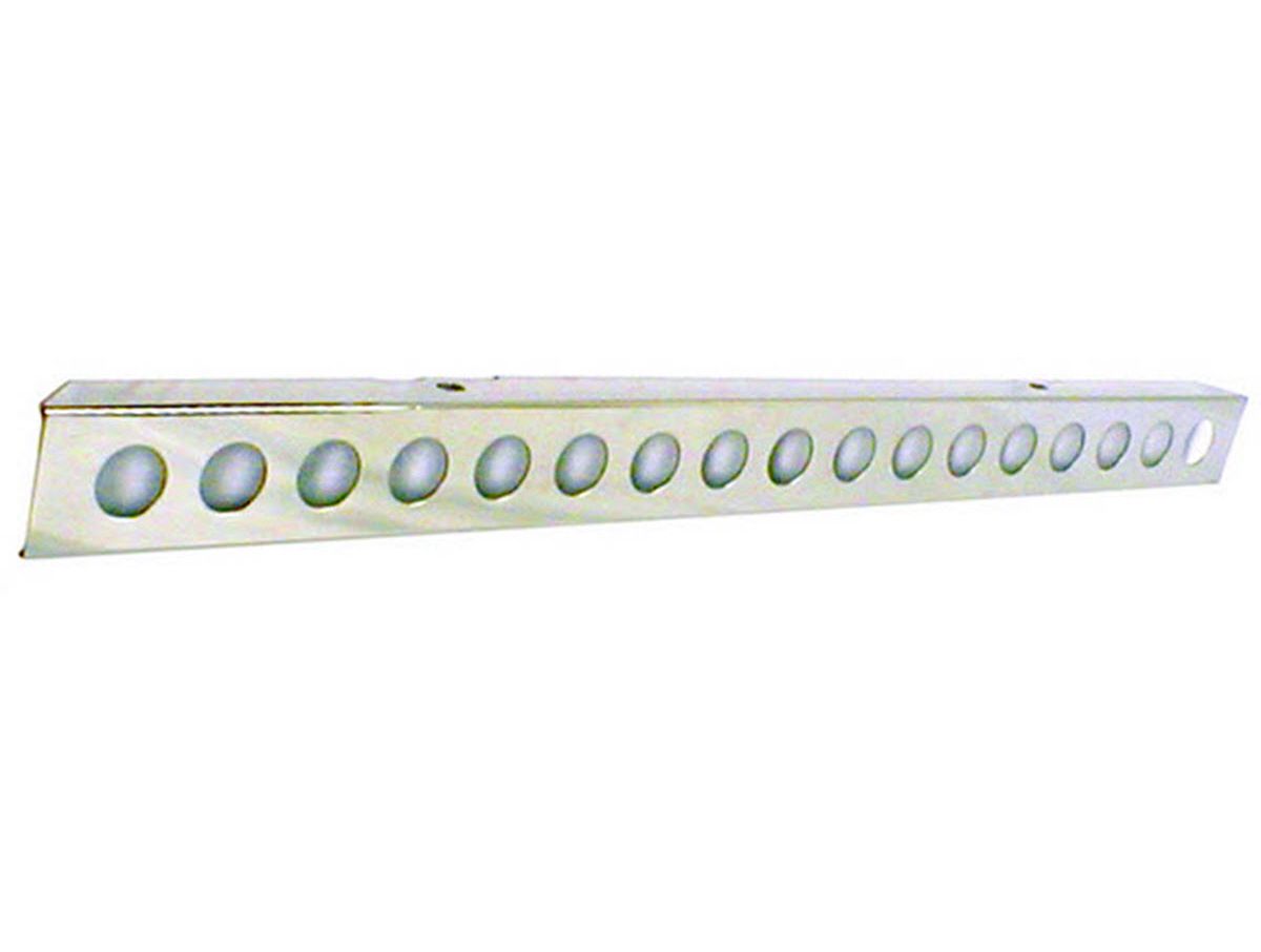Bumper Front with Holes Stainless Steel 55-86 Jeep CJ Rugged Ridge