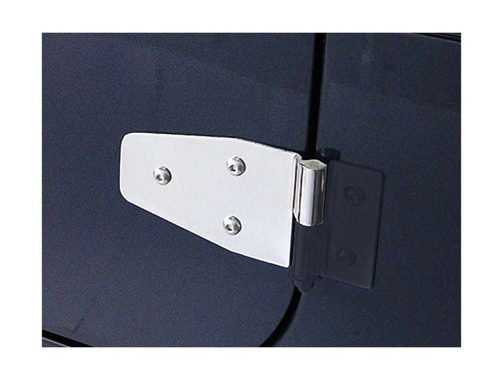 Door Hinge Kit Stainless Steel 87-06 Jeep Wrangler YJ/TJ Rugged Ridge