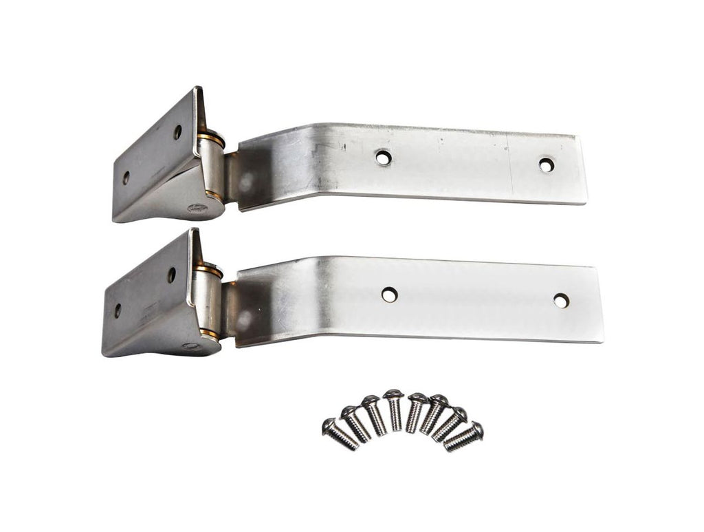 Tailgate Hinge Kit Stainless Steel 87-95 Jeep Wrangler YJ Rugged Ridge