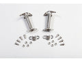 Hood Catch Kit Stainless Steel 41-95 Jeep CJ/Wrangler YJ Rugged Ridge