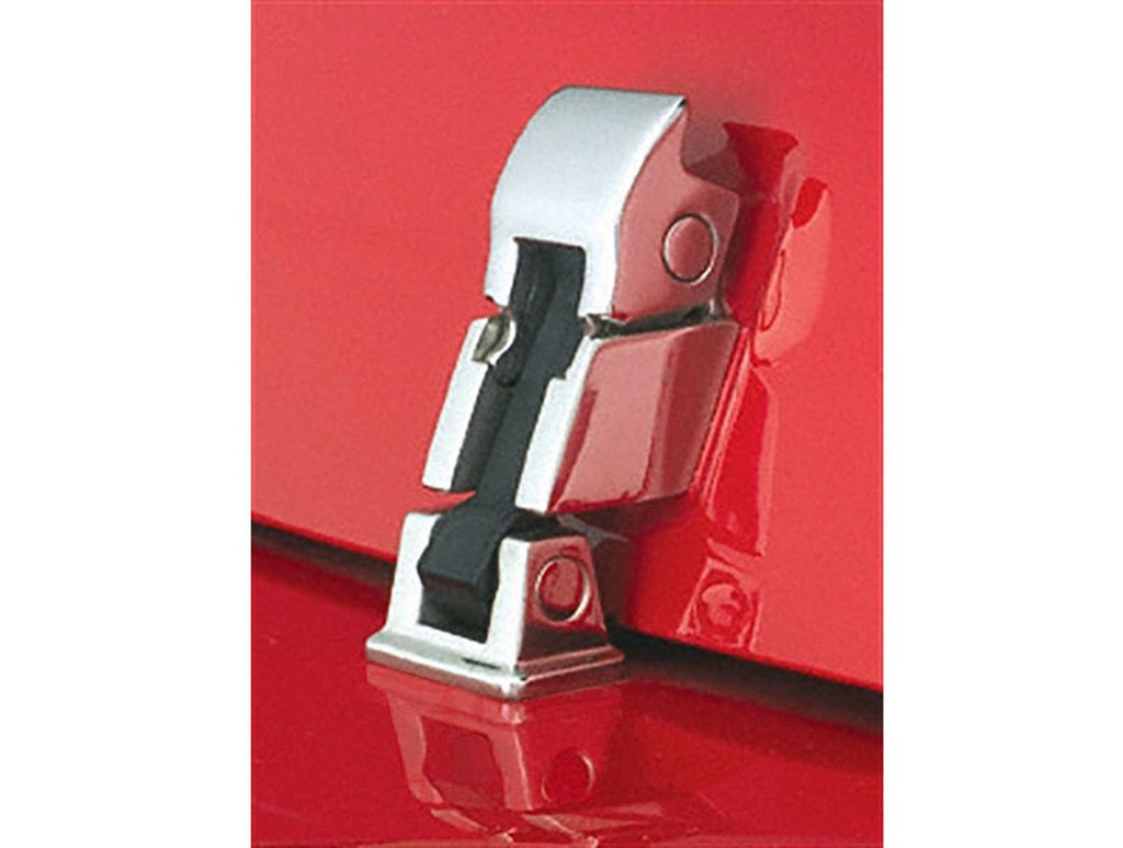 Hood Catch Kit Stainless Steel 42-95 Jeep CJ/Wrangler YJ Rugged Ridge