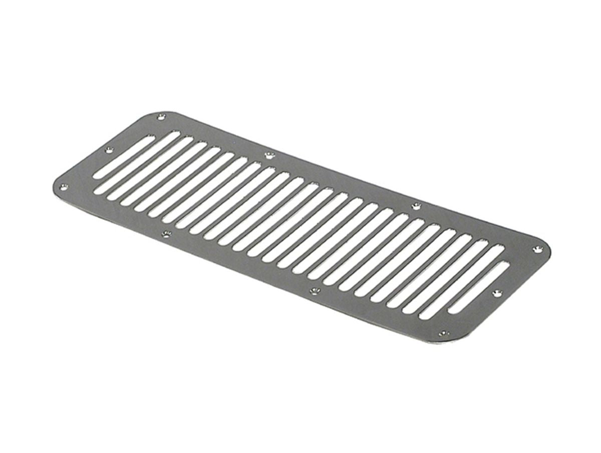 Cowl Vent Cover Stainless Steel 76-95 Jeep CJ/Wrangler YJ Rugged Ridge