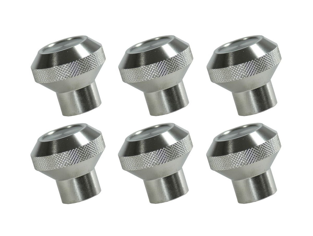 Dash Knob Kit Billet Stainless Steel 76-86 Jeep CJ Rugged Ridge