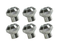 Dash Knob Kit Billet Stainless Steel 76-86 Jeep CJ Rugged Ridge