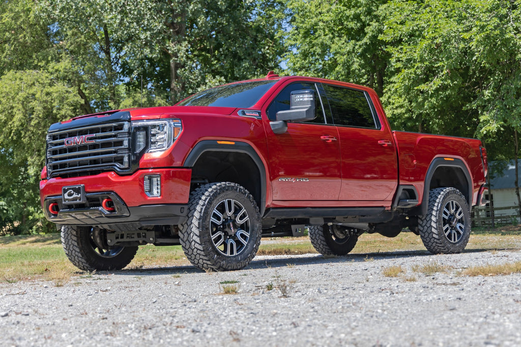 7 Inch Lift Kit Torsion Drop V2 w/ Overloads Silverado/Sierra 2500HD/3500HD (20-26) Rough Country