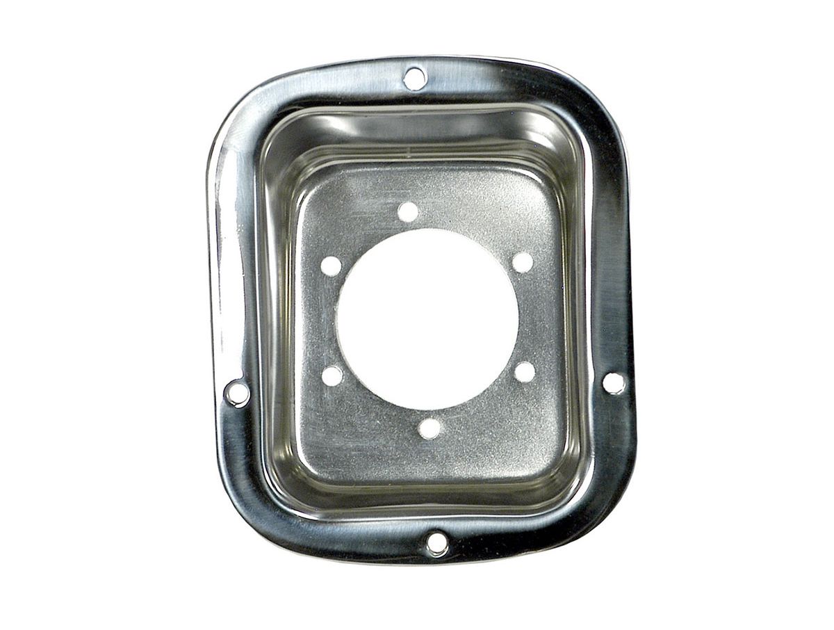 Fuel Filler Bezel Stainless Steel 76-95 Jeep CJ/Wrangler YJ Rugged Ridge
