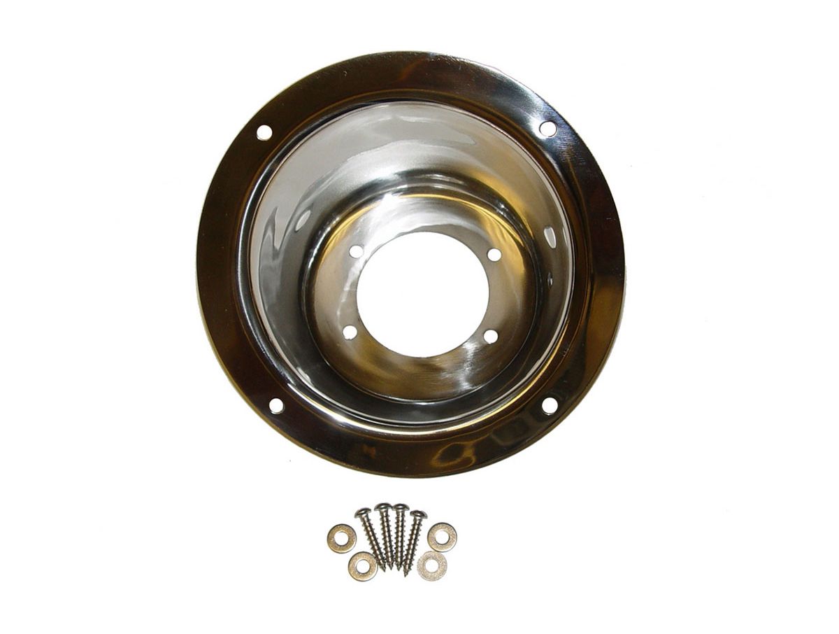 Fuel Filler Bezel Stainless Steel 97-06 Jeep Wrangler TJ Rugged Ridge