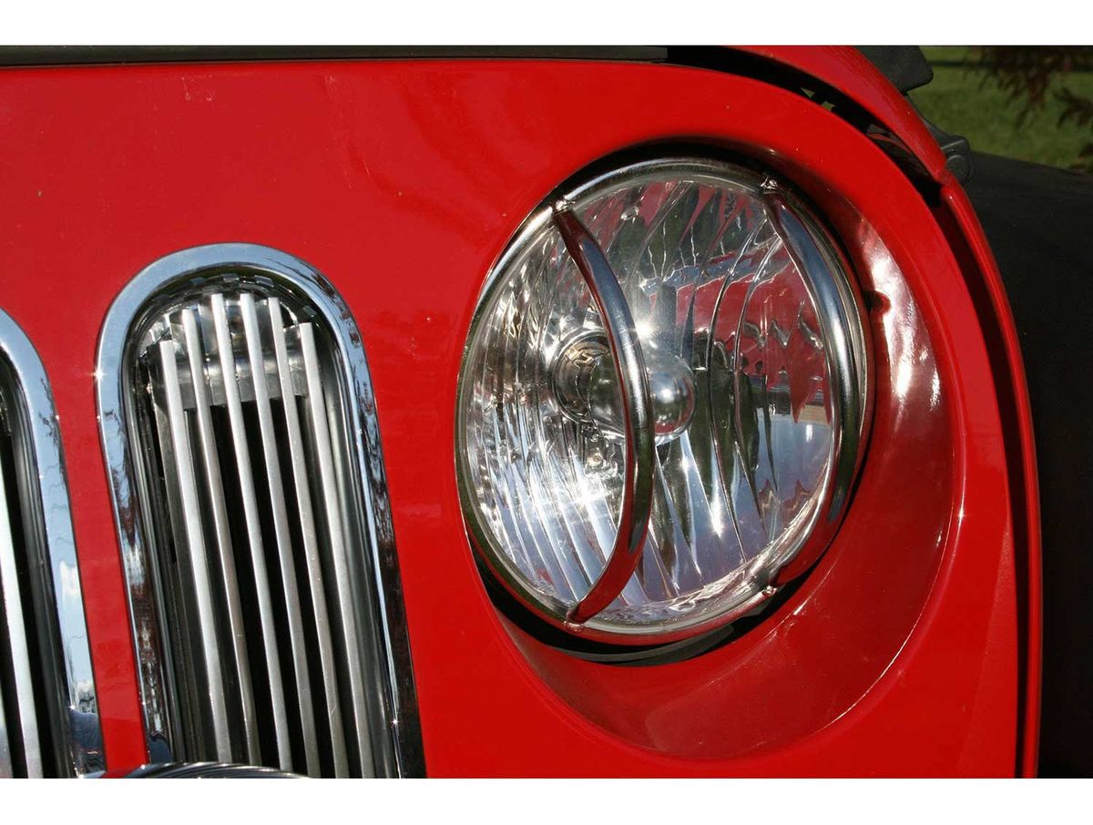 Euro Guard Kit Headlight Stainless Steel 07-18 Jeep Wrangler JK Rugged Ridge