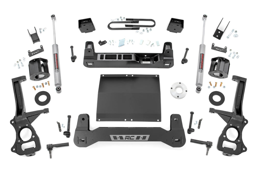 6 Inch Lift Kit Mono Leaf Rear Diesel GMC Sierra 1500 2WD (2025-2026) Rough Country