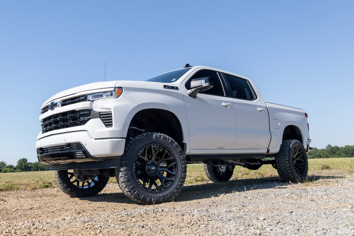 6 Inch Lift Kit Mono Leaf Rear N3 Struts Chevy Silverado 1500 2WD (25-26) Rough Country