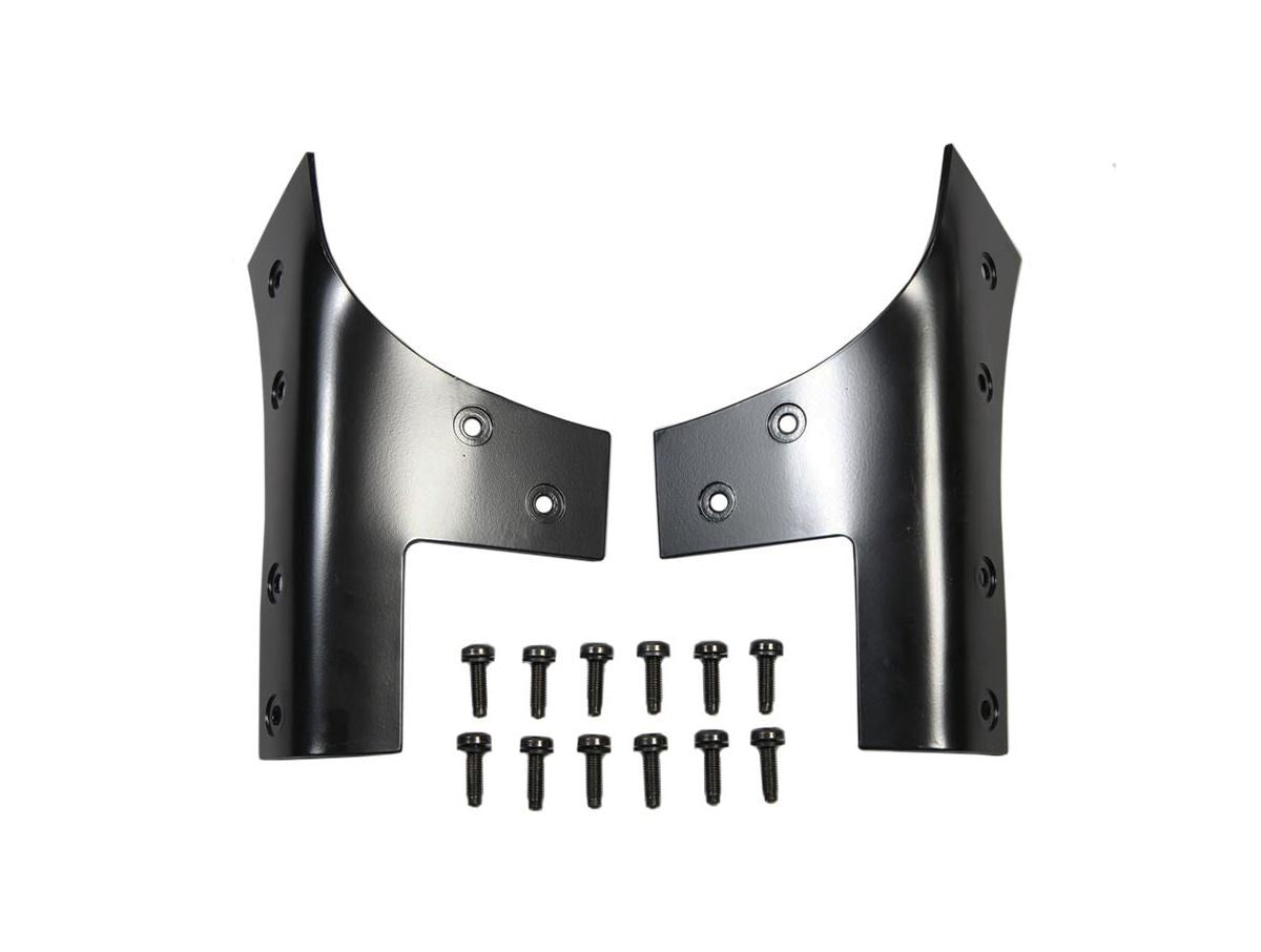 Windshield Hinge Kit Black 07-18 Jeep Wrangler JK Rugged Ridge