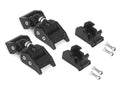 Hood Catch Kit Black Aluminum 97-06 Jeep Wrangler TJ Rugged Ridge