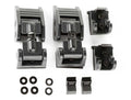 Hood Catch Kit Textured Black 07-18 Jeep Wrangler JK Rugged Ridge