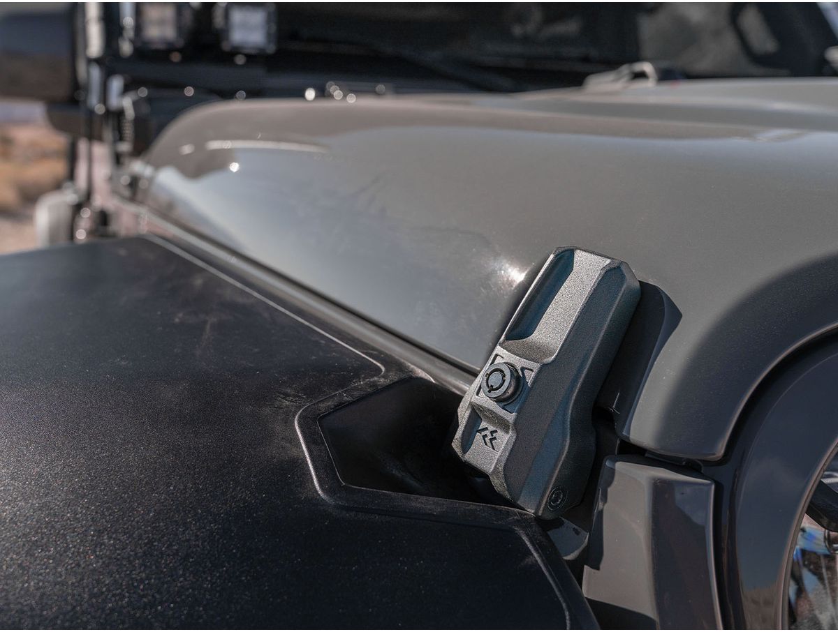 Locking Hood Catch Black Jeep Rugged Ridge