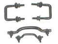Windshield Tie Down Kit Black 55-95 Jeep CJ/Wrangler YJ Rugged Ridge