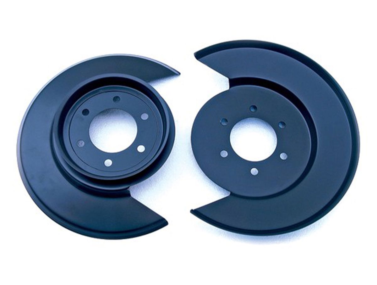 Brake Dust Shield 6- Bolt Black 77-78 Jeep CJ5/CJ7/CJ8 Scrambler Rugged Ridge