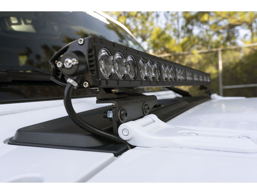 Cowl Light Bar Bracket 18-Present Jeep Wrangler Jl Rugged Ridge